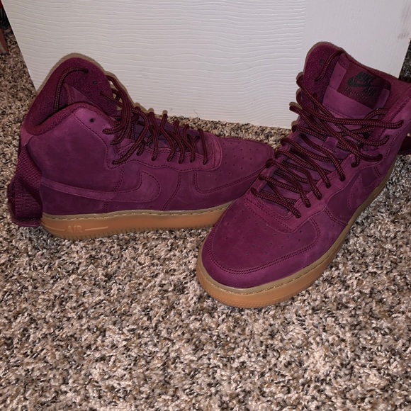 nike air force suede purple